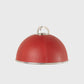 LEATHER ALUMINIUM SHADE 8" RED