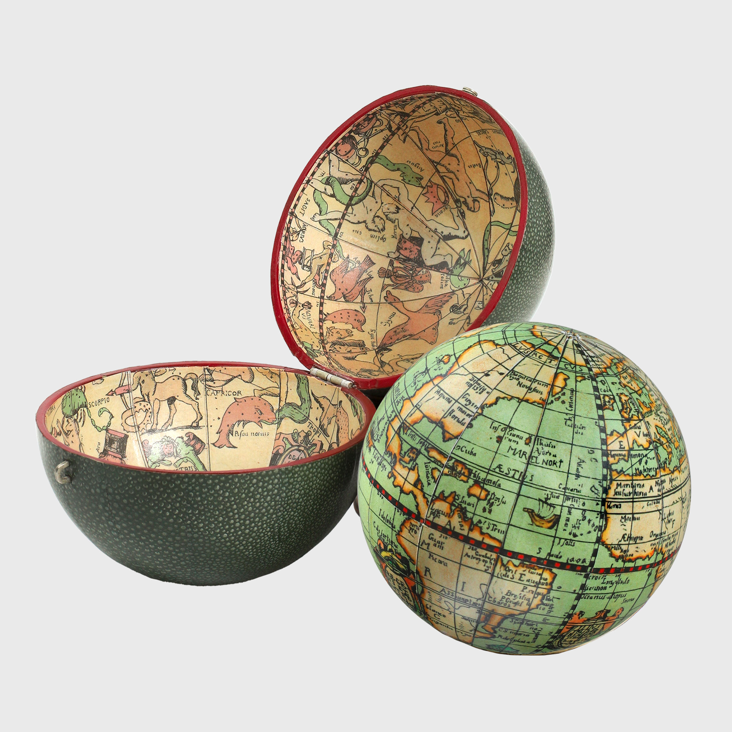 18TH C. POCKET GLOBE - Image 3