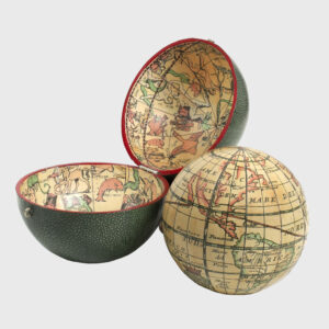 18TH C. POCKET GLOBE